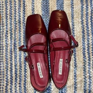 Red Mary Jane shoes size 6